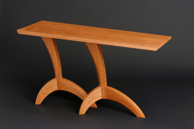 Egret Hall Table cherry custom furniture