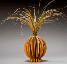 Lotus Vase made from one piece of Ash