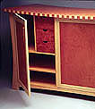 custom wood  entertainment center or buffet 