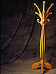 unique sculptural custom wood Coat Rack