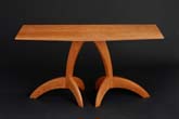 Heron custom wood sculptural Hall Table