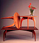 walnut coffee  tables and custom cherry end tables by Seth Rolland furniture