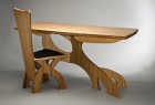 Bamboo desk and chair custom made by Seth Rolland furniture