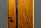 Cascade door carved mahogany wood and slate by Seth Rolland custom furniture design