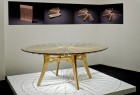 Seth Rolland's Corona dining table at Bellevue Arts museum's Knock on Wood show 2014