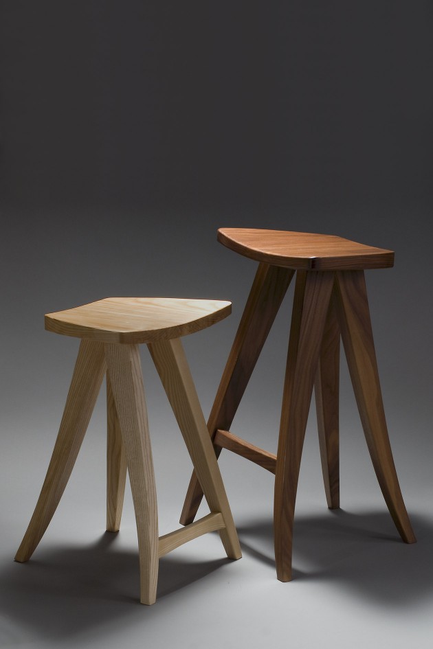 barstool and counter stool by Seth Rolland custom furniture design