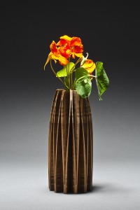 Orchid flower vase made hand made from bamboo by Seth Rolland