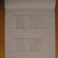 sketches for Drift coffee table