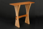 wood console table by Seth Rolland Custom Furniture