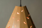 custom solid douglas fir wood chandelier